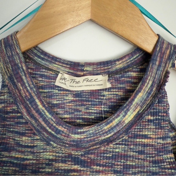 NWT Free People | Cold Shoulder Knit Top – Size Large – We The Free - Picture 4 of 6